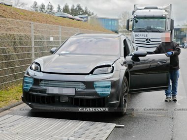 Будущий Porsche Cayenne впервые засняли на тестах